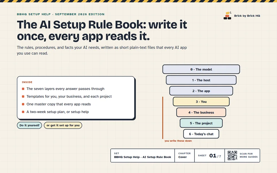 Cover of The AI Setup Rule Book